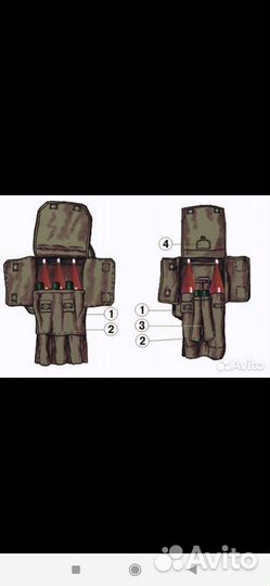 Сумка для выстрелов рпг-7