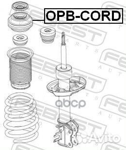 Опора переднего амортизатора в сборе opel corsa D