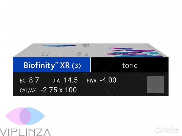 Линзы Biofinity 6 XR toric