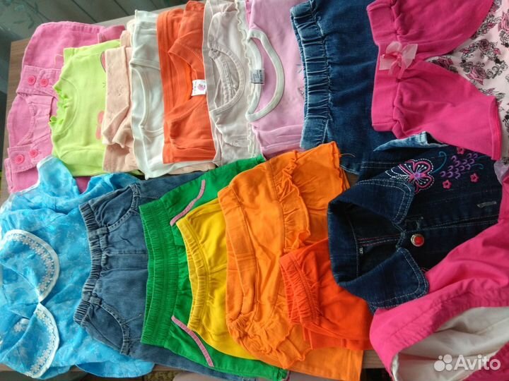 20 шт. Детские вещи пакетом на девочку