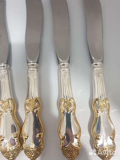 Нож для масла с позолотой