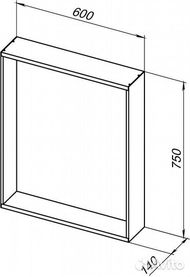 Зеркало Allen Brau 60 1.32016.bb Черное