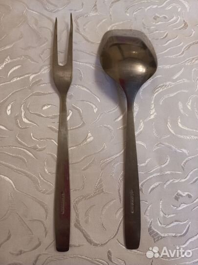 Титановая ложка вилка СССР
