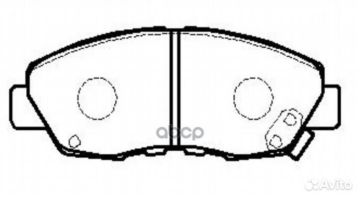 Ckho-4 Колодки тормозные дисковые перед