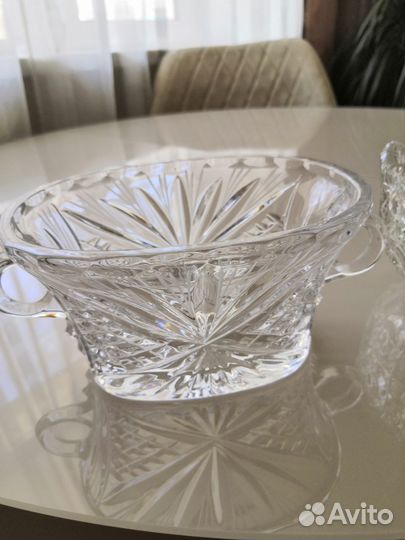 Салатник хрусталь СССР