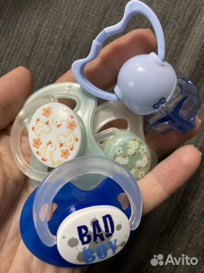 Молокоотсос avent ручной, пустышки, бутылка Avent
