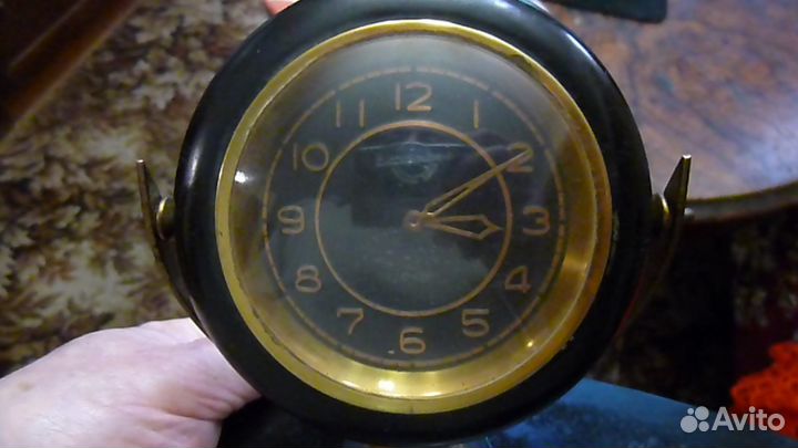 Письменный прибор с часами «Агат». Златоуст. 1963