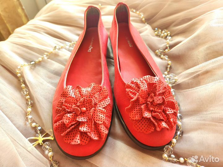 Балетки натуральная кожа 38 39 новые брендовые