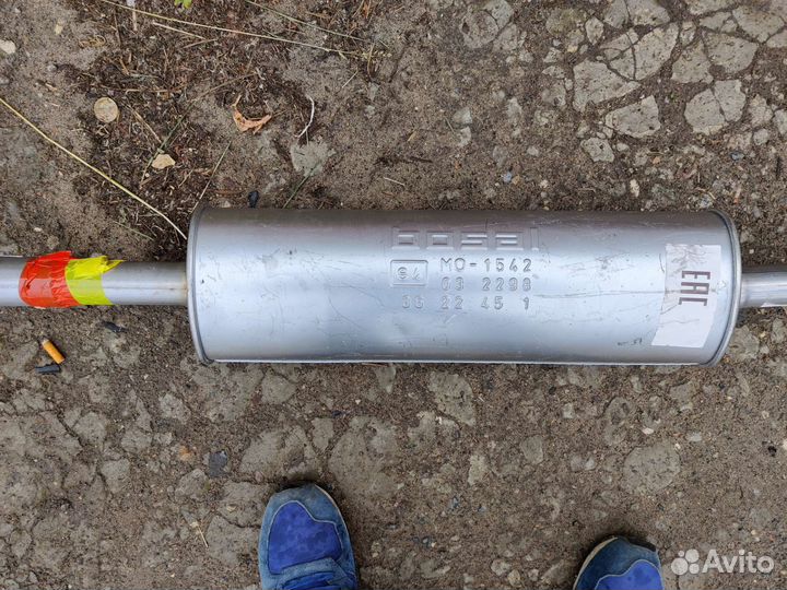 Глушитель резонатор Renault Daster