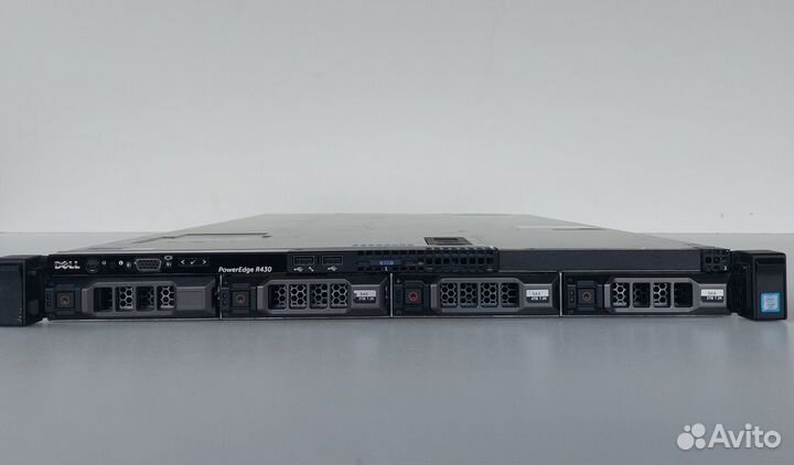 Ceрвер Dell r430 4 LFF/idrac ent/550w*2/1gbe*4/1 г