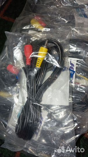 Оптом продам кабель/шнур scart-3rca, scart-4rca