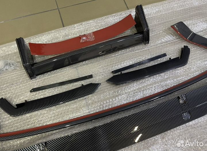 Сплиттер на Audi A7 4K (C8) RS7 ABT