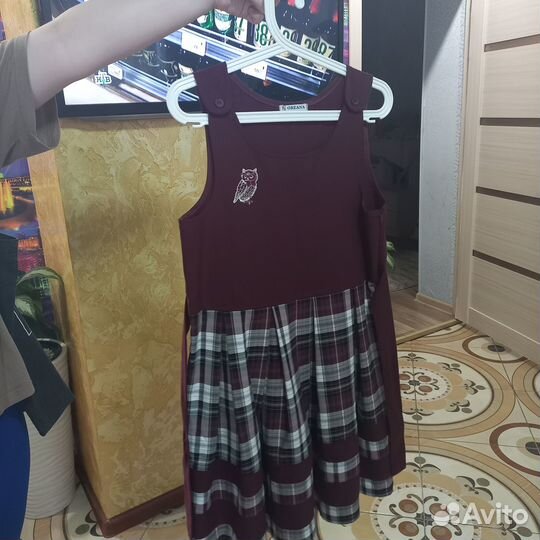 Школьный сарафан 164