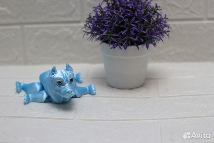 Подвижная 3Д игрушка Питбуль