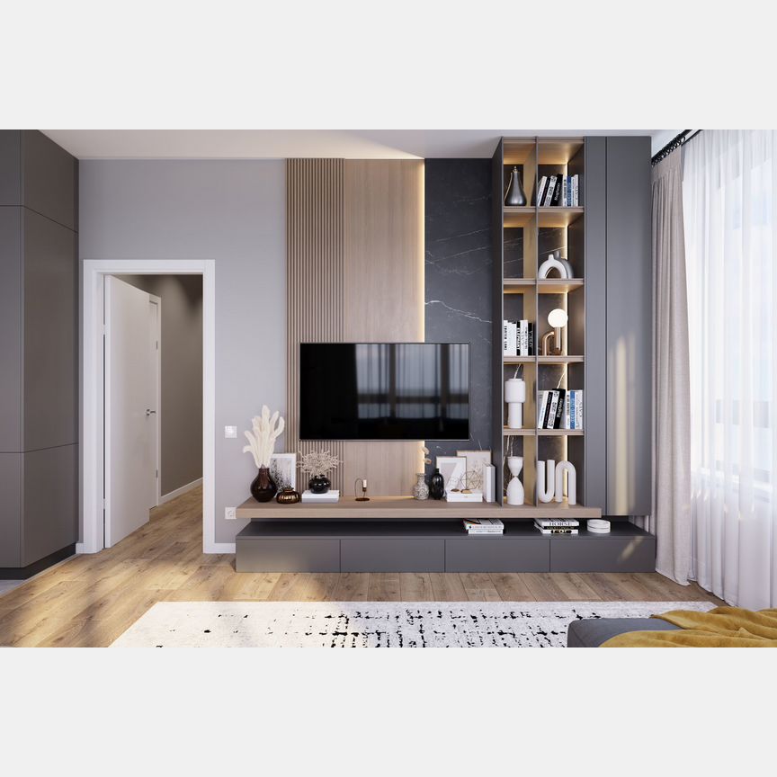 2-к. квартира, 54,5 м², 2/25 эт.