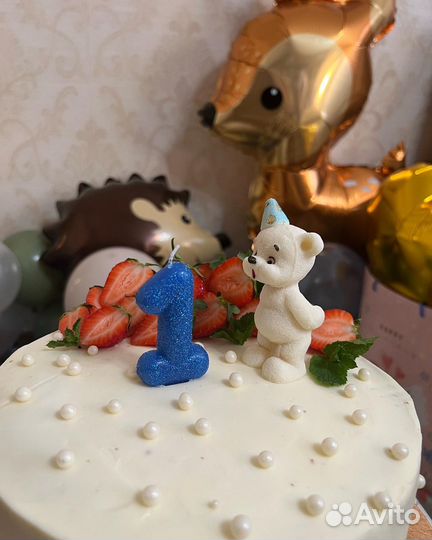 Мишка на торт