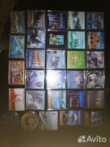 Магниты на холодильник из разных стран