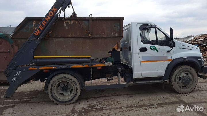 Вывоз мусора с грузчиками мусоровоз Gazon