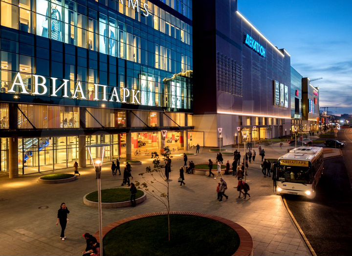 Аренда островка в ТЦ Авиапарк от 8 до 20 кв.м