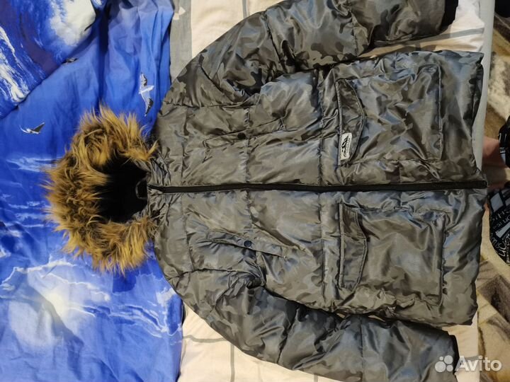 Пуховик на мальчика 158