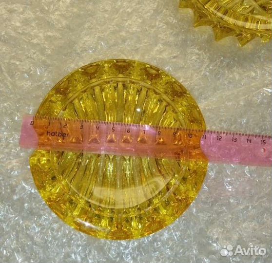 Пепельница,цветное стекло СССР