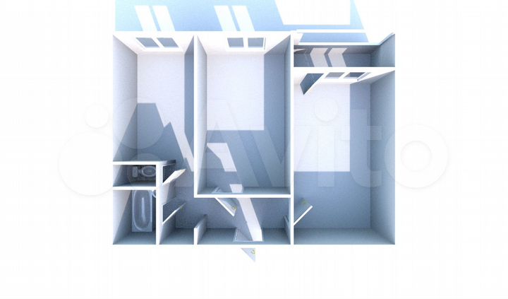 2-к. квартира, 48,3 м², 7/9 эт.