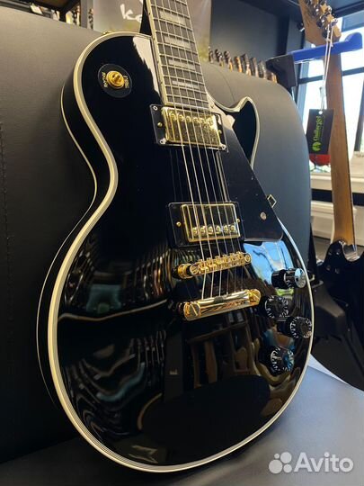 Epiphone Les Paul Custom Ebony электрогитара