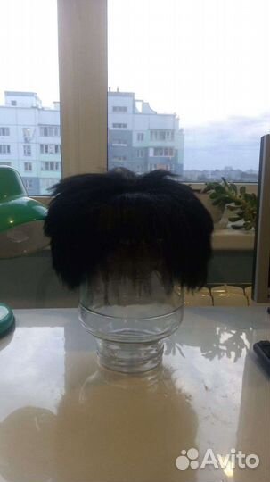 Черный парик