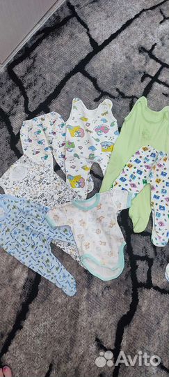 Детские вещи пакетом 0-6