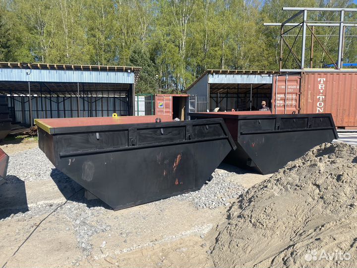 Вывоз мусора контейнером 8 м3