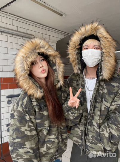 Зип худи Camo Realtree Vintage с мехом