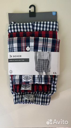 Трусы мужские семейные хлопок hm