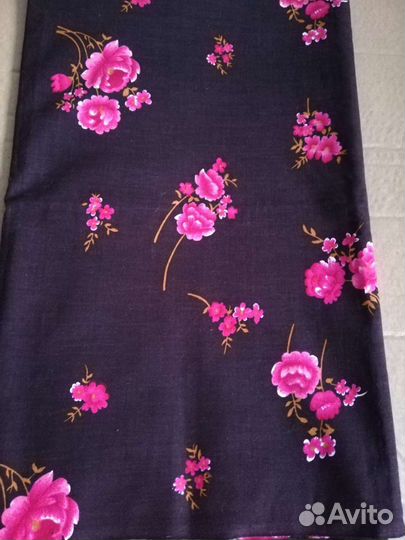 Ткань байка, х/б, плательная, нейлон. Отрезы