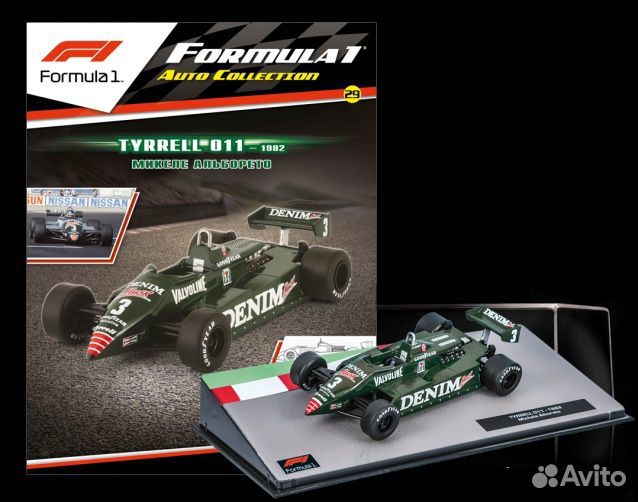 Модель F1 Auto Collection Микеле Альборето №29
