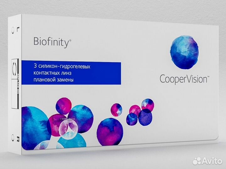 Контактные лины Biofinity 6 toric с гарантией