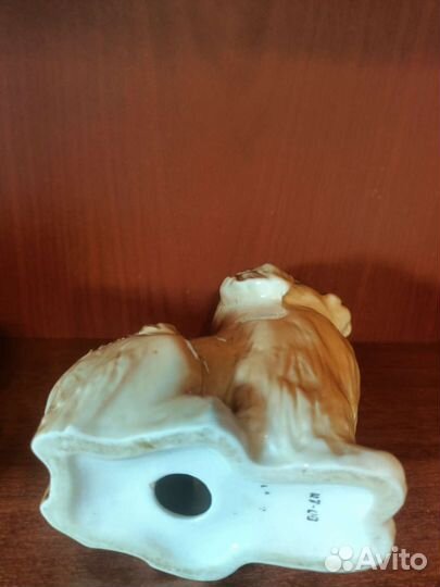 Статуэтка собака,гагара фарфор