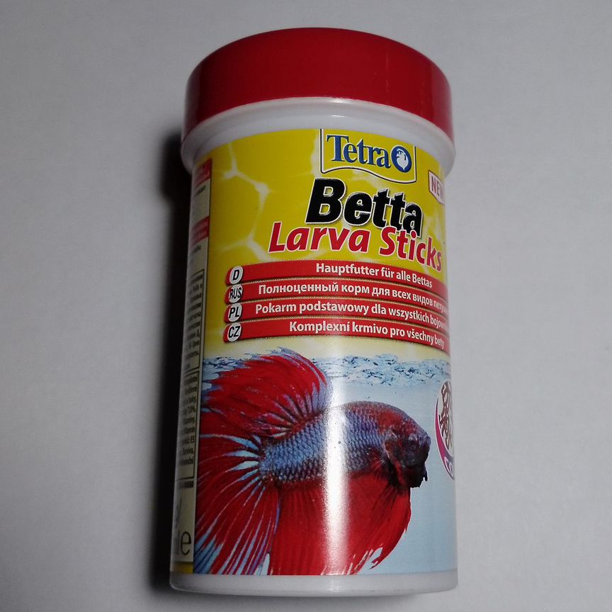 Сухой корм для рыбок петушков Betta Larva Sticks