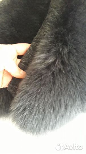 Меховой воротник песец