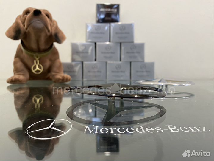 Эмблема звезда Мерседес Бенц на багажник w166
