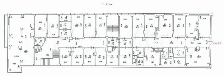 Помещение с арендатором, 700 м²