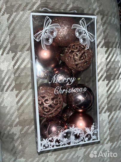 Новогодние игрушки на елку набор