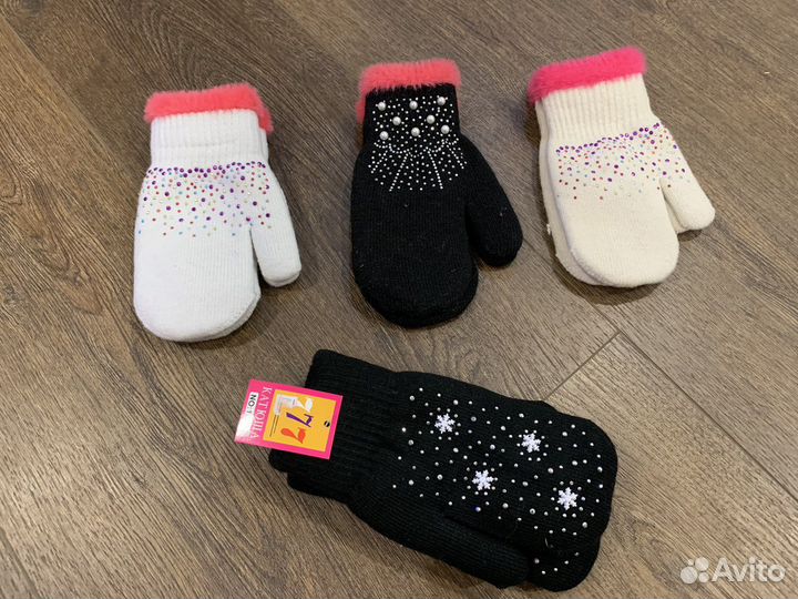 Варежки детские зимние новые
