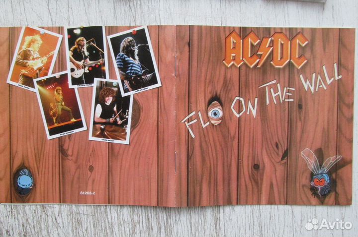 CD AC DC FLY ON THE wall