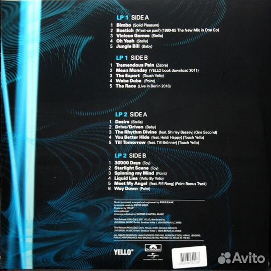 Yello - 40 Years (2 LP)