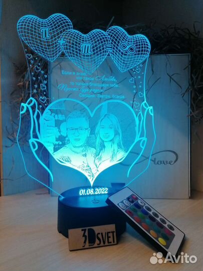 Ночник по фотографии