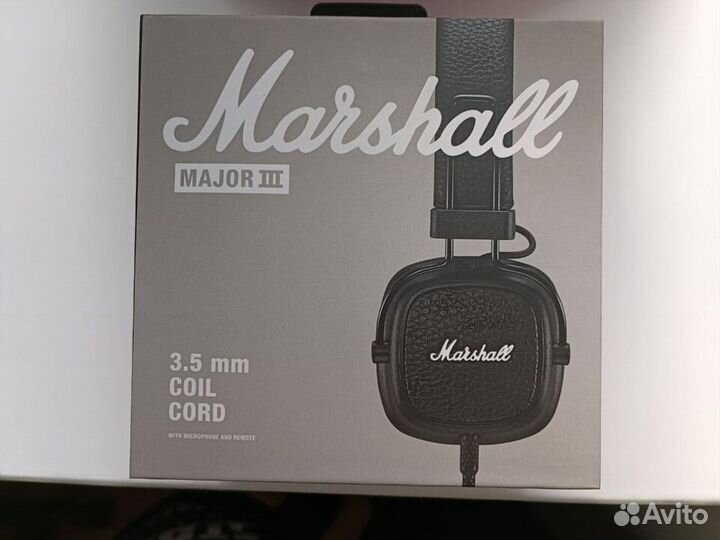 Наушники проводные Marshall major III