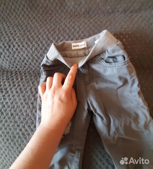 Утепленные брюки для девочки 86-98