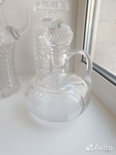 Штофы и графины СССР хрусталь