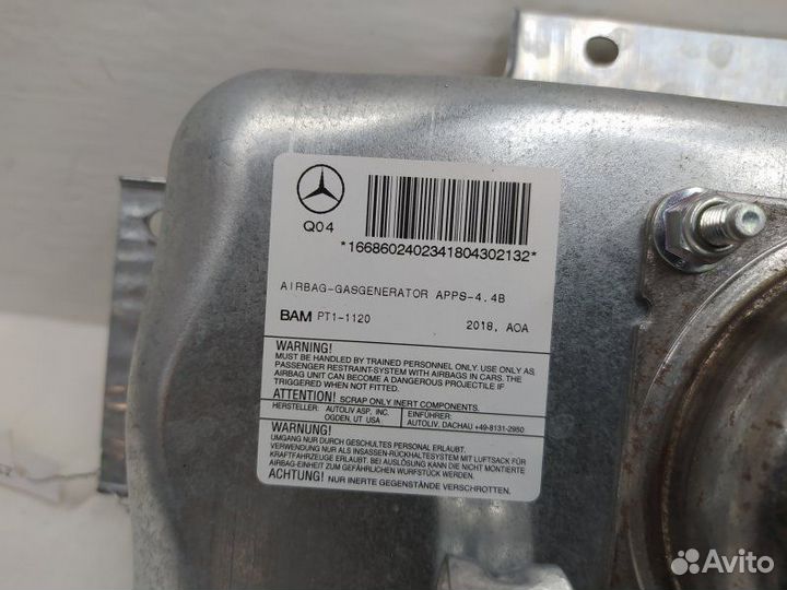 Подушка безопасности Mercedes GLE W166 (2015-2018) 2018