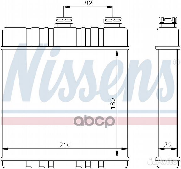 Радиатор отопителя opel: astra G (F08/F35/F48/F